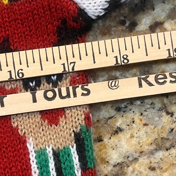 Daisy Boutique Men XL Merry Christmas Tree Santa and Rudolph Sweater Long Sleeve - Picture 7 of 7